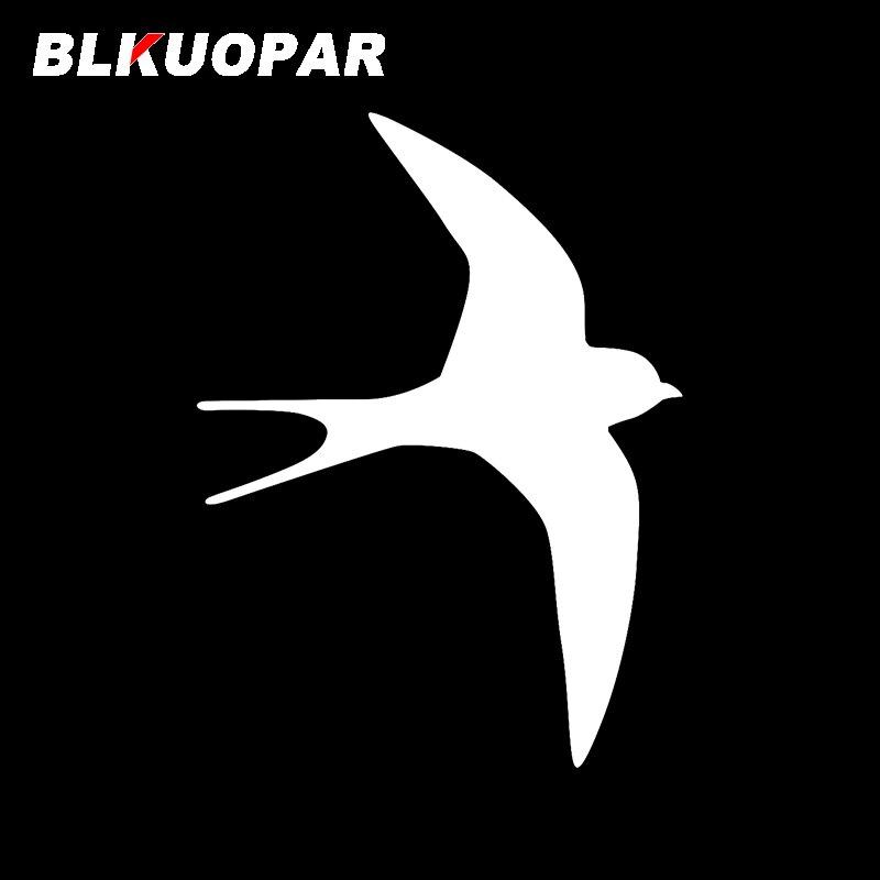 BLKUOPAR for Flying Swallow Silhouette Car Stickers Simple Sunscreen Decals Fashionable Windshield Vehicle Decor Car Label