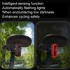 Safety Bicycle Rear Light 1080P HD Bicycle Tail Light Camera Recorder IPX6 Waterproof Continuous Recording 6H for Riding Cycling
