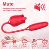3-in-1 female masturbation rose sex toy Clit Clintoris G-point thrust Dildo oral sex Vibrator G-point stimulation licking erotic