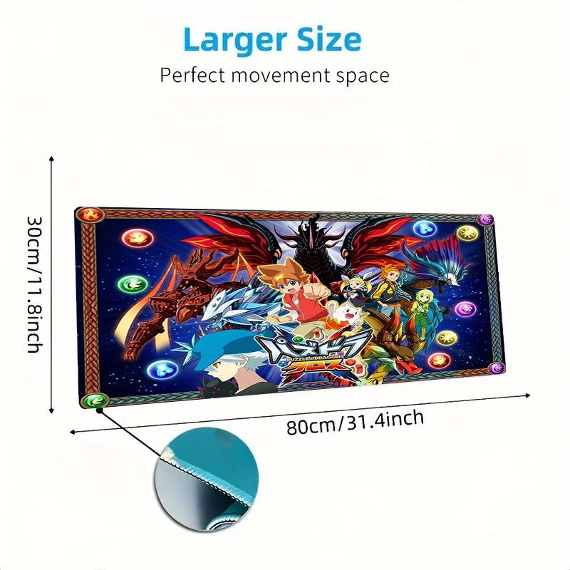 Puzzle & Dragons Color Mouse Pad Large Gaming Table Cushion Non-slip Laptop Tablet Big Mousepad XXL Mat Mini PC Playmat With Lock Edge