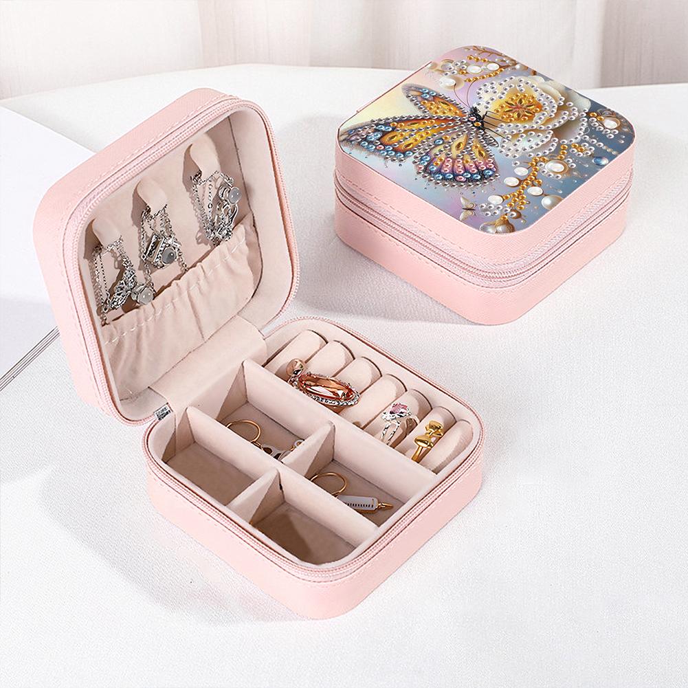 Zestaw do malowania diamentami 5D DIY z szkatułką na biżuterię do malowania diamentami do dekoracji domu Unikalny prezent rękodzielniczy