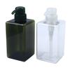 Butelka na balsam do ciała 450 ml, kwadratowa, wielokrotnego napełniania, plastikowa z pompką naciskaną, do żelu pod prysznic, szamponu, mydła w płynie, trwały pojemnik wielokrotnego napełniania