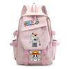 One Piece King Printed Backpack Elementary School Students Junior High School Students High School Students Large Capacity School Bag