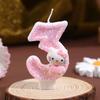 Creative Birthday Cake Number Candle Topper for Kids.