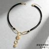 Necklace Retro Ethnic Style Sweater Chain Accessories Geometric Elegance
