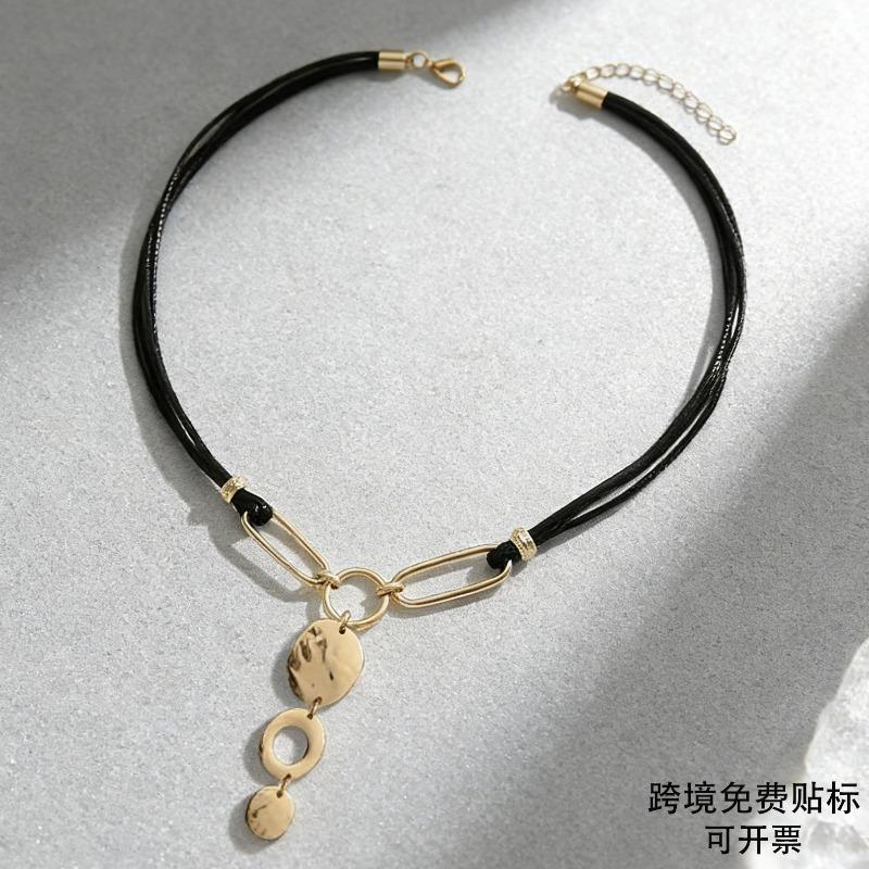 Necklace Retro Ethnic Style Sweater Chain Accessories Geometric Elegance