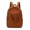 Men Solid Color Backpack Women's Large Capacity Lightweight Backpack Student Travel Bag