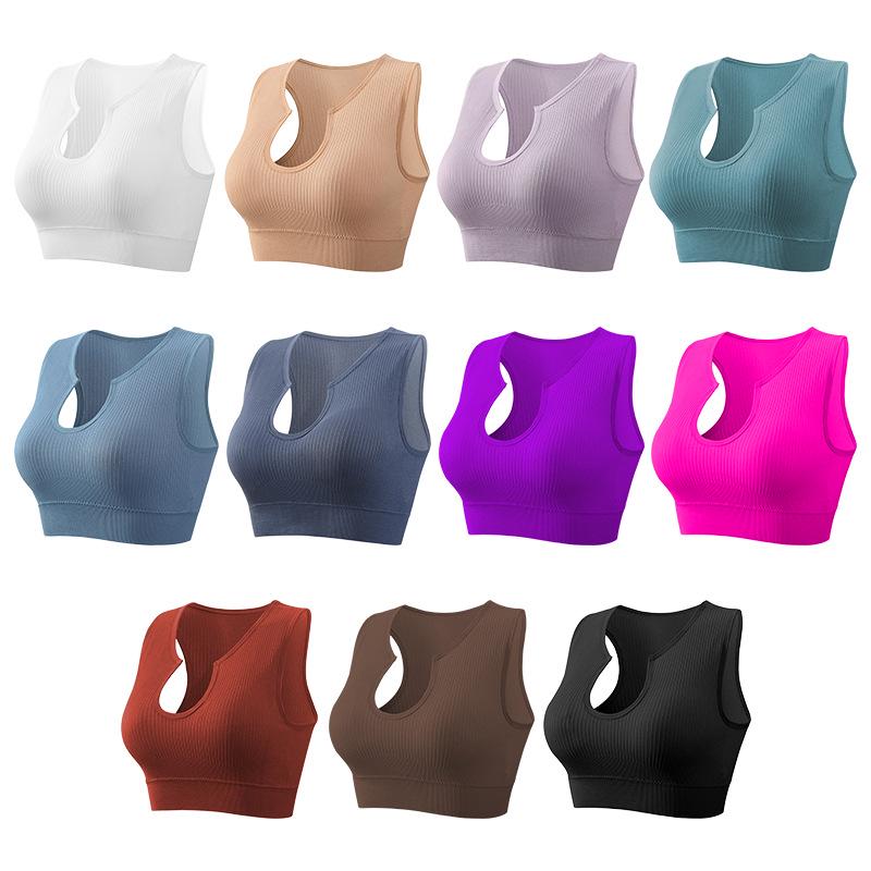 Women's Shockproof Sports Bra: Anti-Sag, Wireless, Sexy Back Yoga Vest