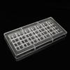 Home Chocolate Bar Mold Clear Resuable 56 Grids Designed Candy Jelly Food Baking Pastry Maker Mold Accessories For Home Kitchen