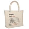 Beach Bag - PLANETEE - Insulated Nora Definition - Cotton - Large Capacity - Printed In France