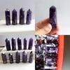 Unique Natural Purple Dream Amethyst Quartz Crystal Stone Point Healing Wand