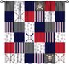 Rustic Basketball Curtain Vintage Texture Traditional Sport Print Window Curtains Kids Boys Teens With Rod Pocket Polyester
