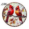 Decorative Chains for Hanging Ornaments Christmas Acrylic Window Decor, 2D Holographic Stained Glass Art Indoor Festive Atmosphere Decor Ornament with