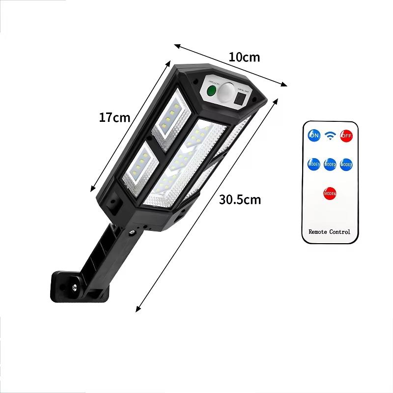 

Newest Powerful Solar Lights Outdoor Solar Lamp Of Motion Sensor 3 Mode Waterproof IP65 Solar Garden Light Street Yard Lamp 1pc