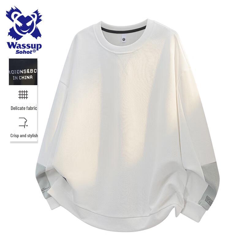 

Wassup Sohot Men s Crewneck Sweatshirt XL