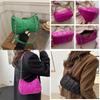 Stylish And Trendy Women's Shoulder Bag In Black White Pink And Green Colors For Everyday Use