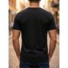 European sizes Men's French Bulldog Print T-Shirt with Cool Dad & Frenchie Graphic - Breathable Short Sleeve Crew Neck Top, Casual Streetwear