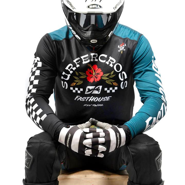 Fasthouse Koszulka Rowerowa Speed Offering Koszulka Rowerowa Koszulka Motocyklowa Koszulka Rowerowa Górska Szybki-