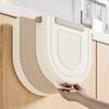 Foldable Wall Mounted Kitchen Trash Can No Drill Hanging Collapsible Bin For Cabinet Door