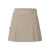 CHALLENGER Women'S A-Line Simple Pleated Culottes Beige