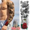 Men Arm Temporary s Sticker Fake Tatoo Hot 3D Art