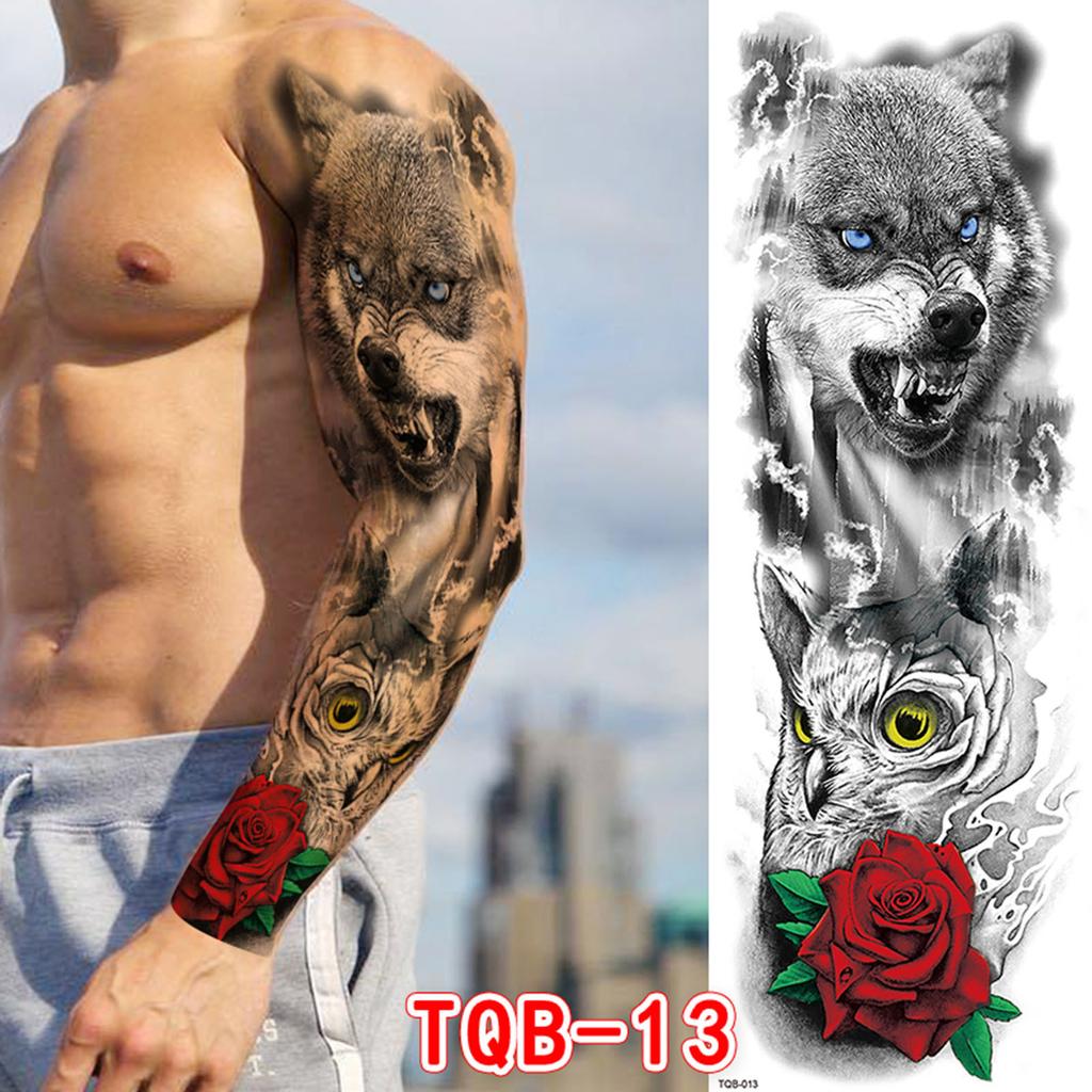 Men Arm Temporary s Sticker Fake Tatoo Hot 3D Art