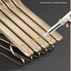 Luxury Wall-Mounted Aluminum Clothes Hanger – Seamless, Wide-Shoulder Design for Strappy Dresses and Heavy Garments