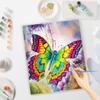 Frame Paint By Numbers For Adults Starter Kits Butterfly Animals Canvas Number Painting For Diy Gift Home Decors 40x50