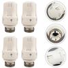 4pcs Thermostatic Head M30*1.5mm Threaded Thermostatic Radiator Valve Heating Temperature Control Valve With Anti-freeze Protect