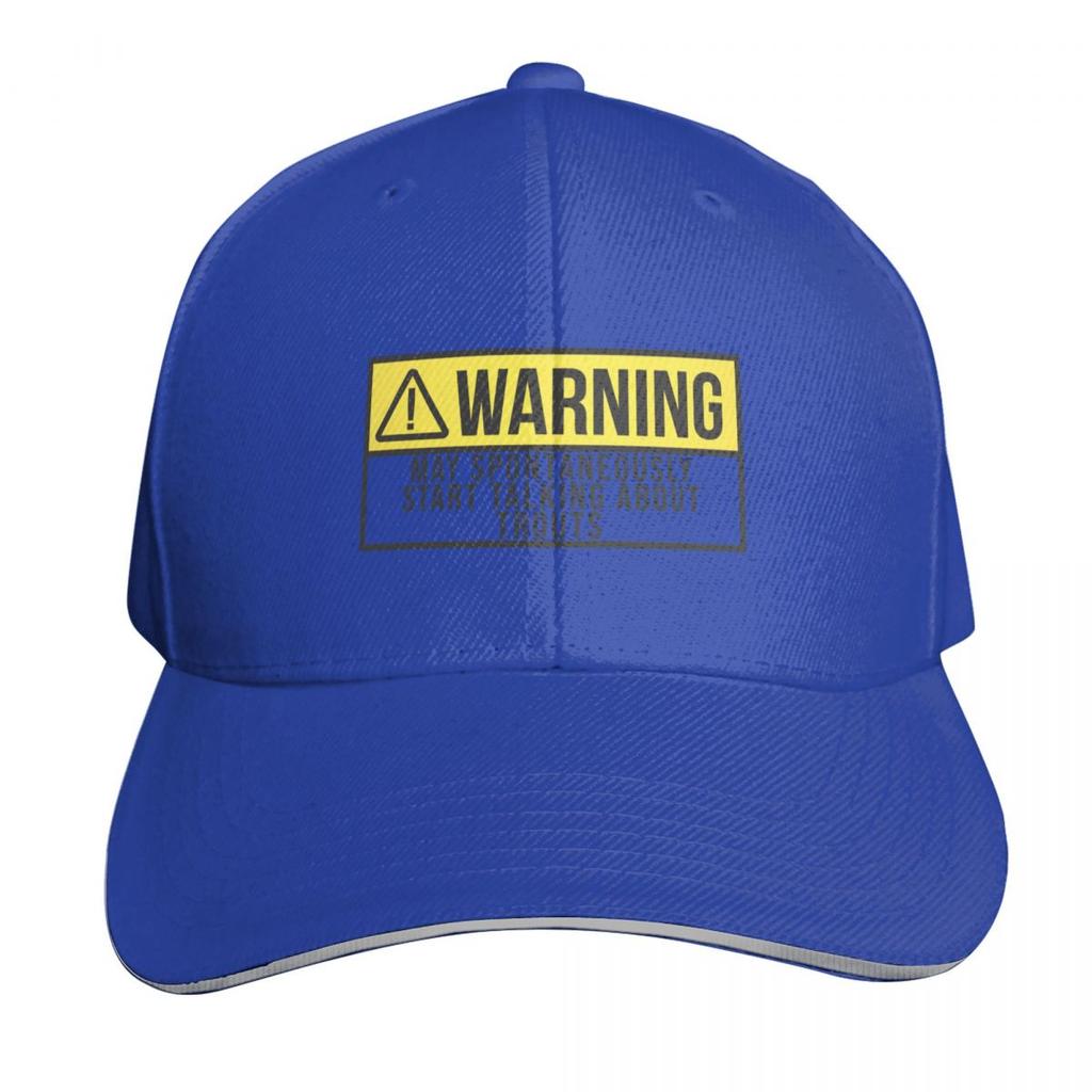 May Spontaneously Start Talking About Trouts Baseball Cap Fishing Caps Unisex Hip Hop Tea Hat Golf Unisex Womens