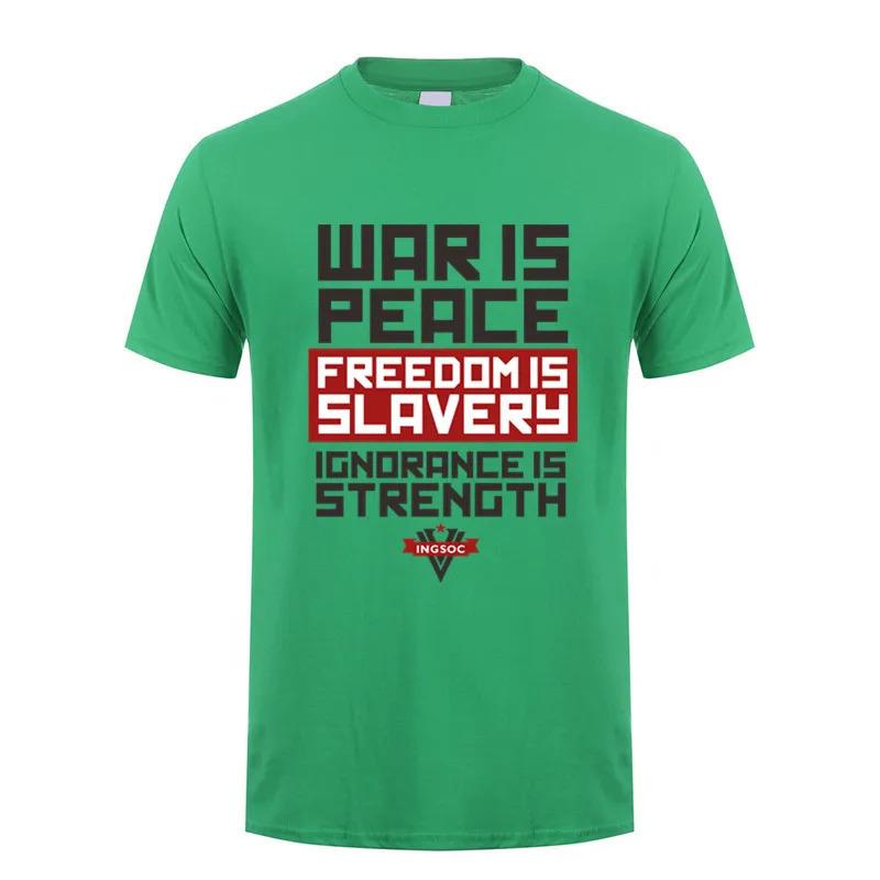 Ingsoc slogan George Orwell 1984 Big Brother Soc XS（old） ирландский зеленый