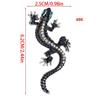 Retro Reptile Lapel Pin Fashionable Lizard Brooch With Vintage Detailing Perfect For Scarf Hat Outfit Accessories Gift Choice