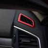 Dashboard Air Vent Wind Outlet Cover Trim Sticker for 10Th Gen Honda Civic 2016- - Red