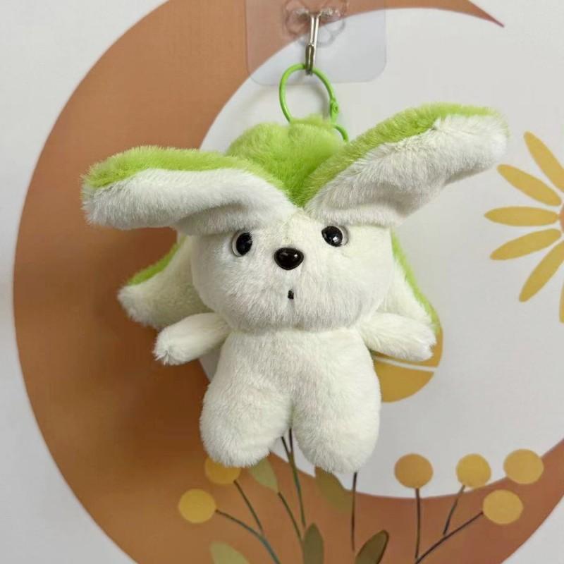 Cute Cartoon Creative Plush Potato Chip Bear Doll Car Keychain Student Schoolbag Pendant Doll Exquisite Small Gift