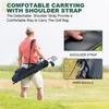 MAZEL Golf Club Ultra Large Capacity Includes Hood and Holds 8 Self-Stand Case, Lightweight, Storage, Pocket, Clubs, Men's, Women's (Navy Blue)