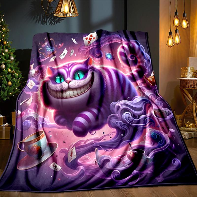 WonderlCat Fantasy Blanket Lightweight Ideal Bedding Blanket Perfect for Travel, Camping, Living Rooms, Offices, Sofas, Fan Christmas Gift