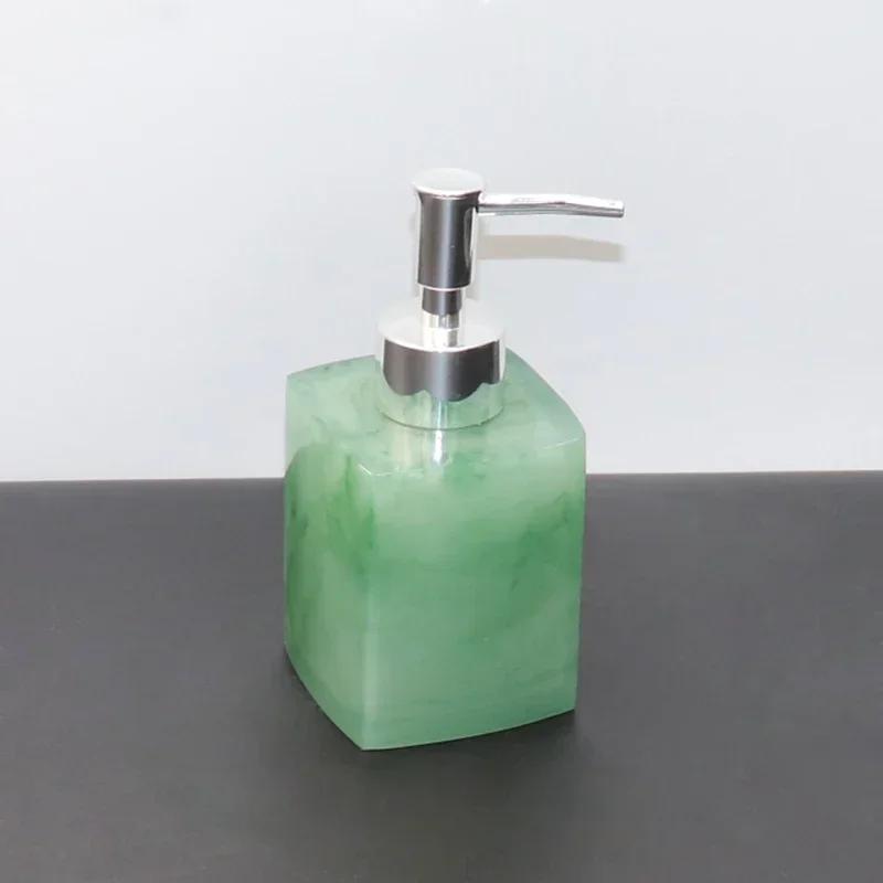 Bathroom Toiletry Gifts Resin Lotion Bottle Toothbrush Holder Tooth Mug Soap Dish Cotton Swab Box Tray Home Accessories