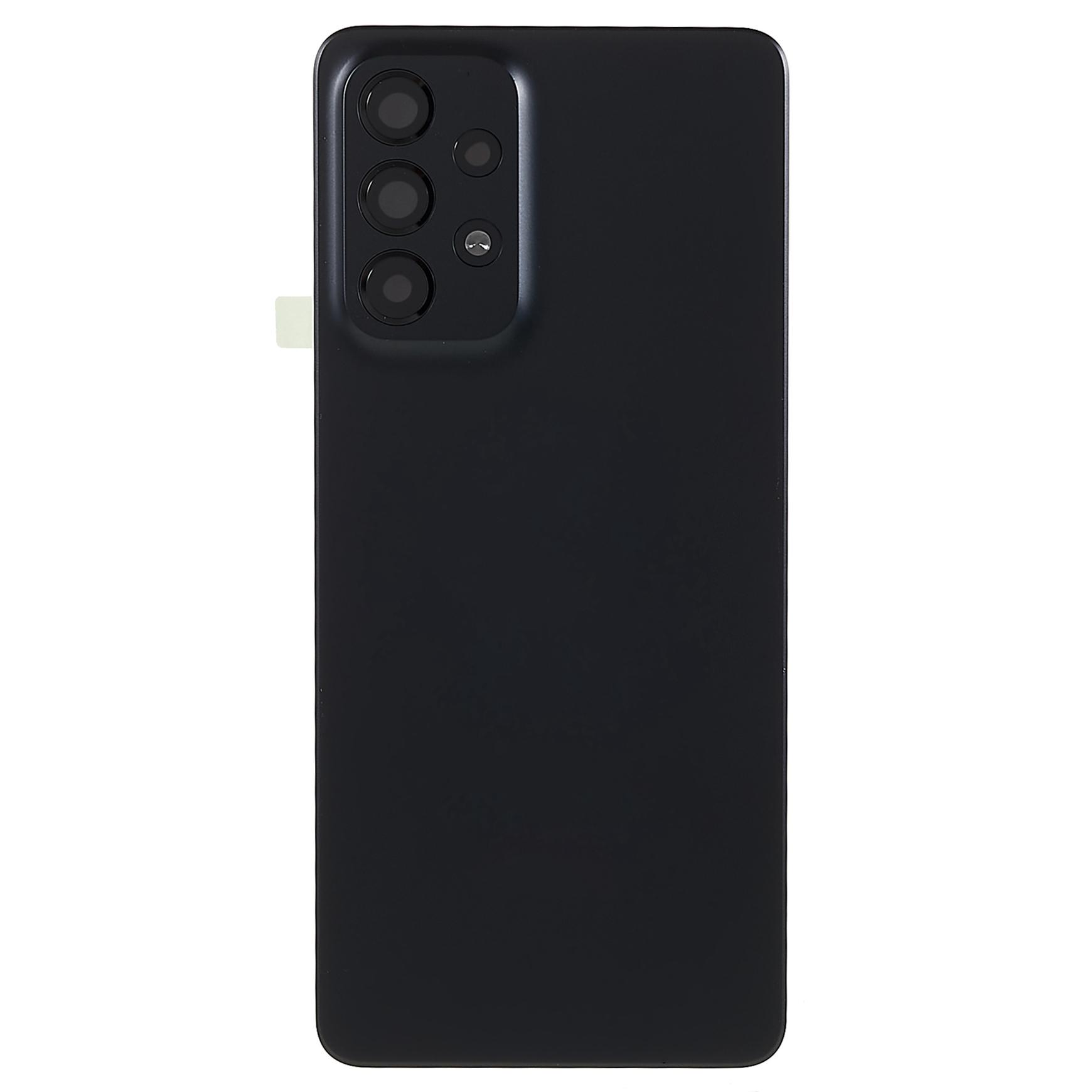 

For Samsung Galaxy A33 5G A336 Battery Housing with Adhesive Sticker+Camera Lens Cover (Without Logo) Pink