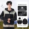 Camel Bi Wenjun Style Unisex 3-in-1 Waterproof Hiking Jacket