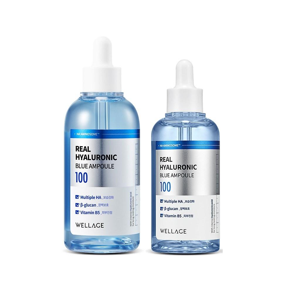 

Wellage Real Hyaluronic Blue 100 Ампулы 100 мл + 75 мл набор, 1 шт.