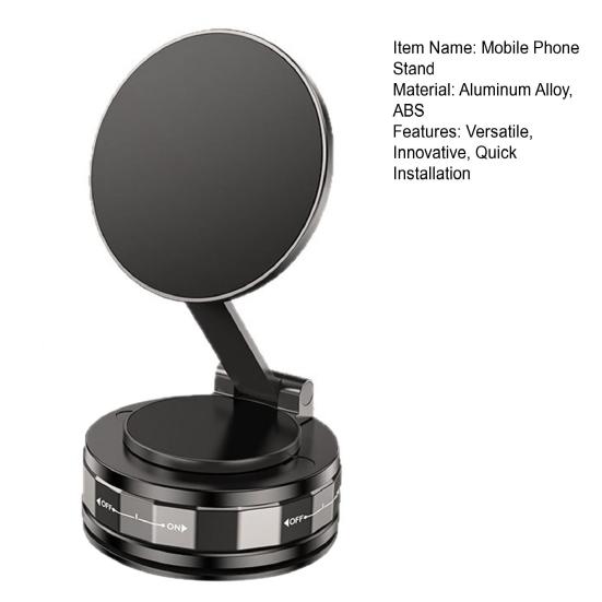 Magnetic Phone Holder Adjustable Vacuum Suction Cup Mount for Car Windshield Table Gym Universal Smartphone Stand