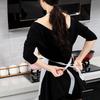 Disposable Non-Woven Apron Caring Breathable Family Dining Barbecue Catering Cover Apron