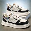 Spring Men's Vulcanized Shoes 2026 New Trendy Fashion Casual Sports Thick Soled Height Raising Low Cut Comfortable Casual Shoes