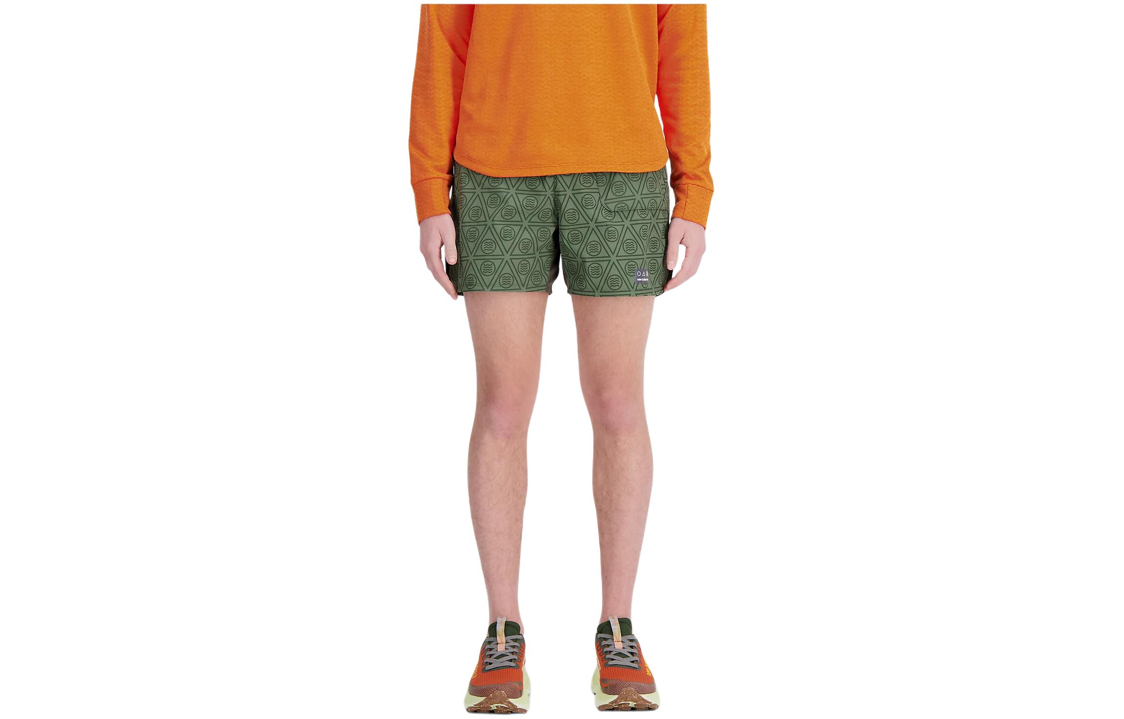 New Balance Impact Run AT Shorts Men s Green MS33279-KOU L