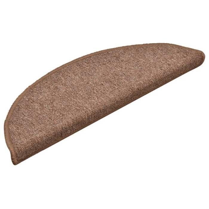 VidaXL 15x Tapis de Marches d'Escalier Protecteur d'Escalier Moquette d'Escalier Maison Intérieur Insonorisant Antidérapant 322366
