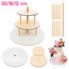 3-stufige Tortenplatte 30/18/12 cm Marke4cake