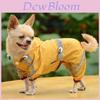 Pet Raincoat For Dogs With Reflective Trim Perfect For Small Breeds Spring Summer Wear