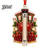 Reusable Cash Present Container Christmas Gift Ornament, Acrylic Money Holder, Funny Xmas Creative Ornament Tree/Bow/Santa/Bell Shaped Hanging