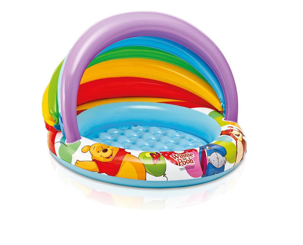 INTEX Disney Babybasseng "OLE BRUMM" 102 x 69 cm (Produktkode: 57424) [Offisielt japansk produkt]