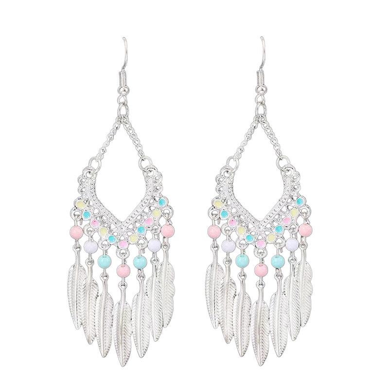 Трендовые ретро серьги с кисточками: Экзотический, Литературный, Достойный Дизайн, Универсальный, Модный Полый Ушной Крючок